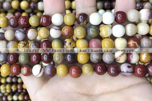 CMK347 15.5 inches 8mm round mookaite jasper beads wholesale