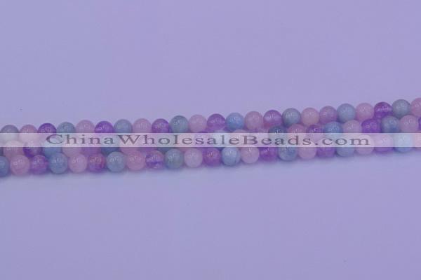 CMQ351 15.5 inches 6mm round mixed quartz beads wholesale