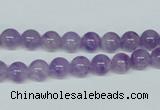 CNA400 15.5 inches 4mm round natural lavender amethyst beads