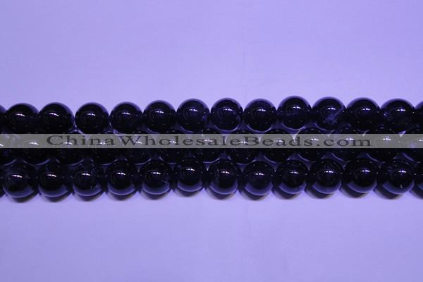 CNA562 15.5 inches 8mm round AA grade natural dark amethyst beads