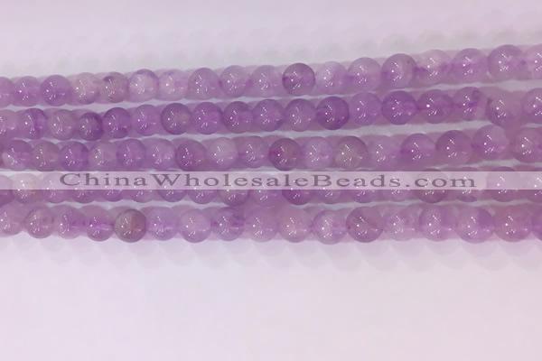 CNA951 15.5 inches 5mm round natural lavender amethyst beads