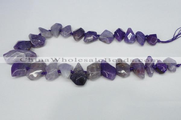 CNG1388 15.5 inches 15*20mm - 20*35mm freeform agate beads