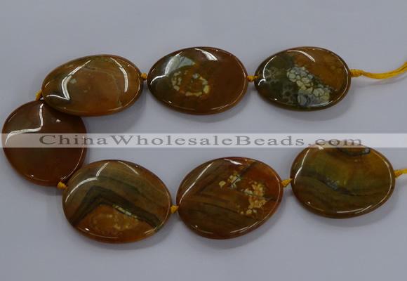 CNG2689 15.5 inches 40*50mm - 45*55mm freeform agate gemstone beads