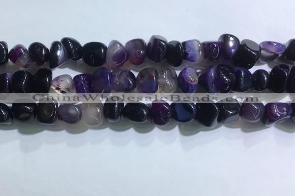 CNG8100 15.5 inches 6*8mm - 10*12mm agate gemstone chips beads