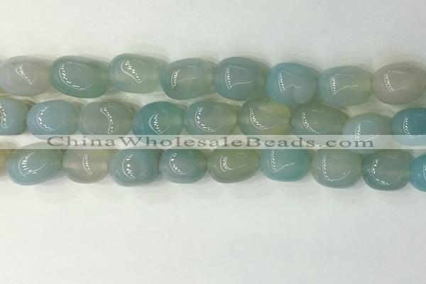 CNG8254 15.5 inches 13*18mm nuggets agate beads wholesale