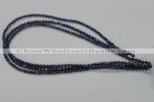 CNL202 15.5 inches 4mm round natural lapis lazuli beads wholesale