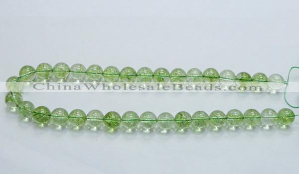 COQ07 16 inches 16mm round dyed olive quartz beads wholesale