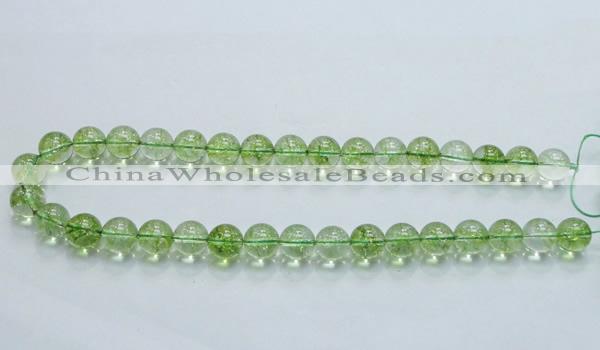 COQ09 16 inches 20mm round dyed olive quartz beads wholesale