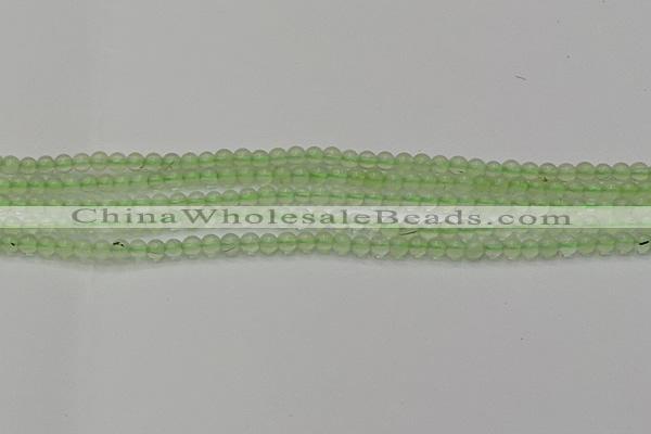 CPR321 15.5 inches 4mm round natural prehnite gemstone beads