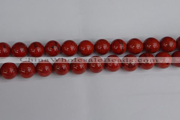 CRE315 15.5 inches 14mm round red jasper beads wholesale