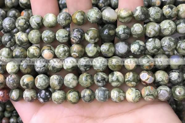 CRH562 15.5 inches 8mm round rhyolite beads wholesale