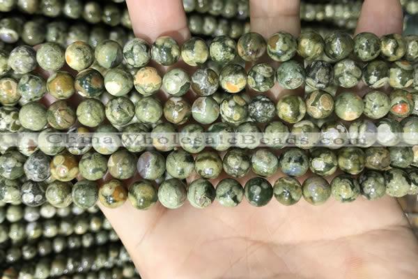 CRH571 15.5 inches 6mm round rhyolite gemstone beads wholesale