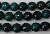 CRO223 15.5 inches 10mm round dyed chrysocolla beads wholesale