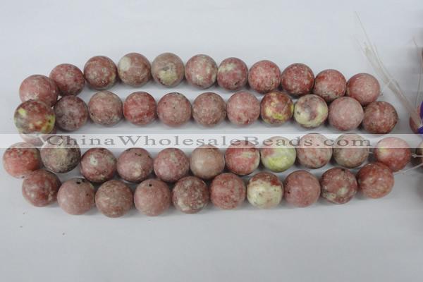 CRO496 15.5 inches 18mm round jasper gemstone beads wholesale