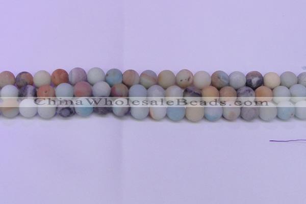 CRO811 15.5 inches 6mm round matte amazonite beads