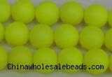 CSB1316 15.5 inches 6mm matte round shell pearl beads wholesale