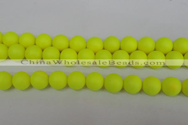 CSB1319 15.5 inches 12mm matte round shell pearl beads wholesale