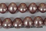 CSB139 15.5 inches 12*15mm – 13*16mm oval shell pearl beads