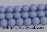 CSB1700 15.5 inches 4mm round matte shell pearl beads wholesale