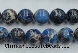 CSE212 15.5 inches 10mm round dyed natural sea sediment jasper beads