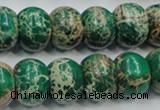 CSE61 15.5 inches 12*16mm rondelle dyed natural sea sediment jasper beads