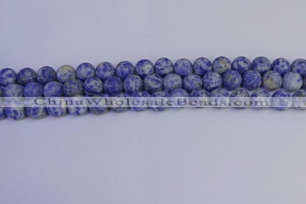 CSO533 15.5 inches 10mm round matte African sodalite beads wholesale