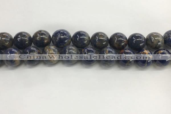 CSO836 15.5 inches 16mm round orange sodalite beads wholesale