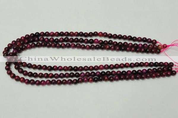 CTE135 15.5 inches 6mm round dyed tiger eye gemstone beads