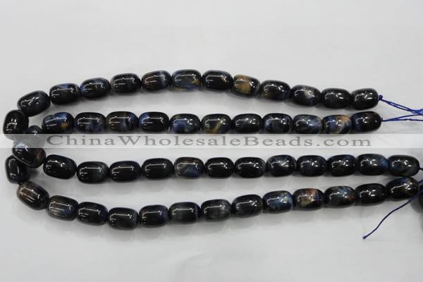 CTE79 15.5 inches 11*15mm drum blue tiger eye gemstone beads