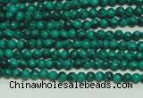 CTG101 15.5 inches 2mm round tiny synthetic malachite beads wholesale