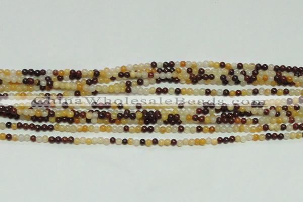 CTG138 15.5 inches 3mm round tiny mookaite gemstone beads wholesale