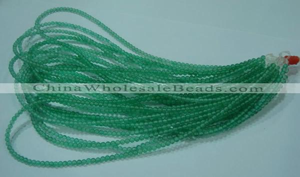 CTG24 15.5 inch 3mm round tiny pale green agate beads wholesale