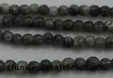 CTG259 15.5 inches 3mm round tiny black labradorite beads wholesale