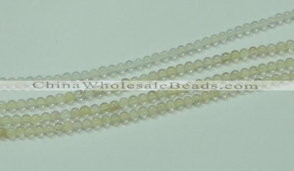 CTG43 15.5 inches 2mm round tiny white chalcedony beads wholesale