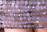 CTG700 15.5 inches 2mm faceted round tiny labradorite beads