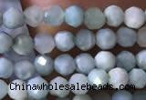 CTG769 15.5 inches 3mm faceted round tiny larimar gemstone beads