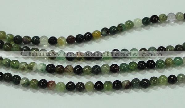 CTG90 15.5 inches 4mm round tiny indian agate beads wholesale