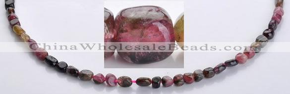 CTO06 15.5 inches 4*7mm freeform natural tourmaline beads