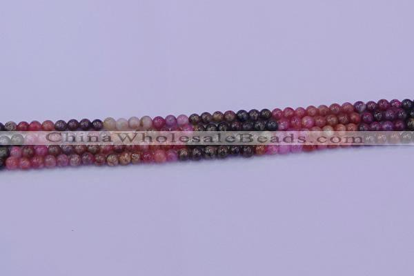 CTO621 15.5 inches 5mm round tourmaline gemstone beads wholesale