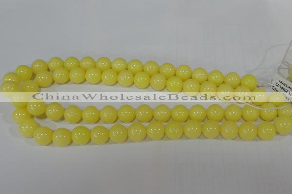 CTU2519 15.5 inches 12mm round synthetic turquoise beads