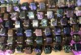 CUBS29 15 inches 8*8mm faceted cube pietersite gemstone beads