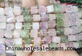 CUBS60 15 inches 7 - 8mm cube colorful gemstone beads wholesale