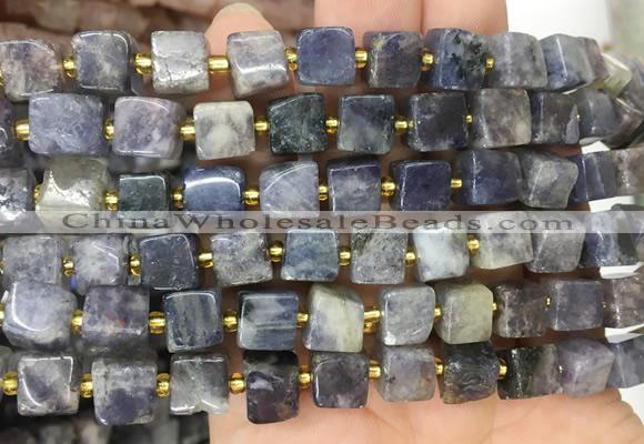 CUBS81 15 inches 7 - 8mm cube sapphire gemstone beads wholesale