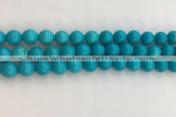 CWB853 15.5 inches 10mm round howlite turquoise beads wholesale