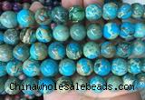 DEBS09 15 inches 12mm round sea sediment Jasper beads wholesale