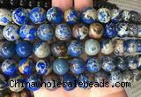 DEBS12 15 inches 12mm round sea sediment Jasper beads wholesale