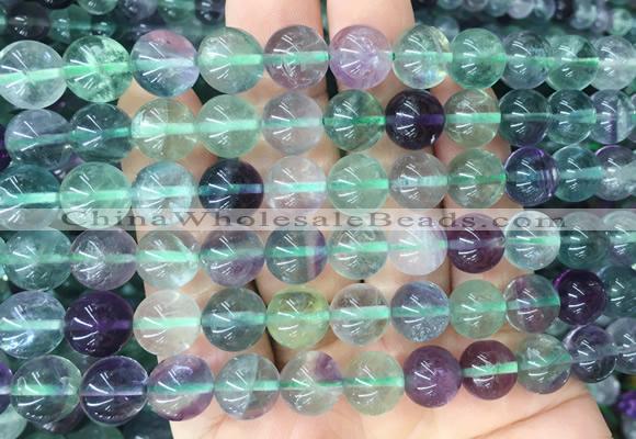 FLBS09 15 inches 10mm round fluorite gemstone beads wholesale