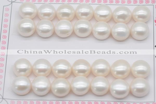 FWP467 half-drilled 11.5-12mm bread freshwater pearl beads