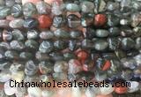 HGBS15 15 inches 12mm heart blood jasper gemstone beads wholesale