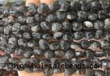 HGBS21 15 inches 12mm heart black labradorite gemstone beads wholesale